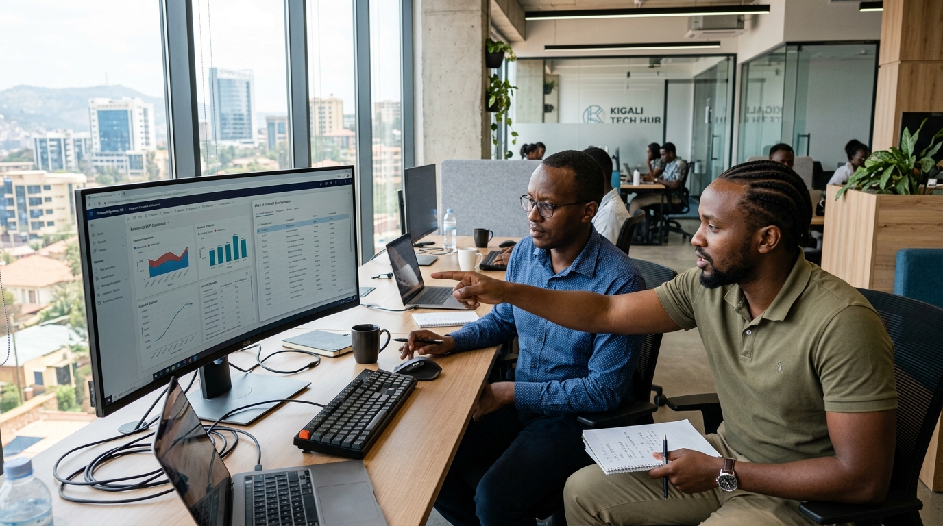Enterprise Solutions Consultants Configuring Inzora Business Suite ERP