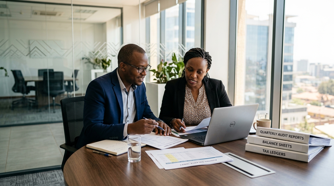 Corporate Financial Audit and Statutory Tax Review Session in Kigali